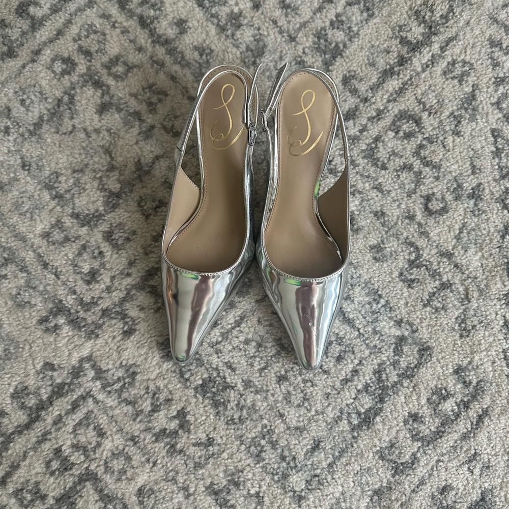 Sam Edelman Bianka Sling Back- Silver
